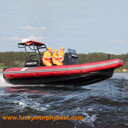 Botes de trabajo RIB de aluminio para respuesta a emergencias